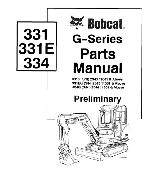 bobcat 331 mini excavator parts|bobcat 331 parts manual free.